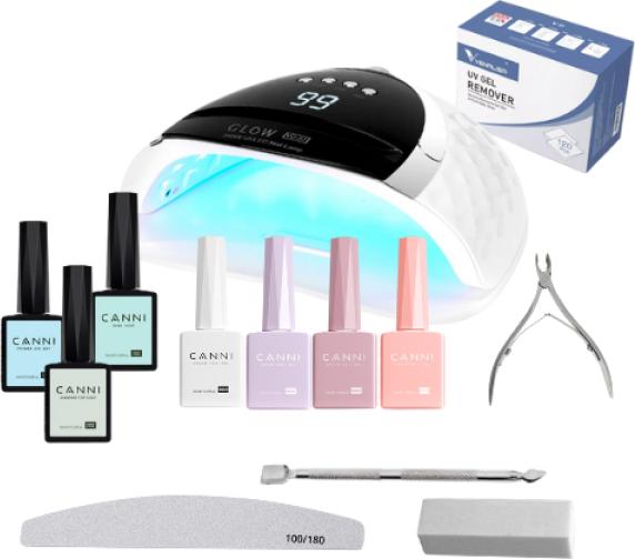 Image du produit Nagellack24 Kit de démarrage vernis gel (Multicolore, Vernis à ongles effet gel)
