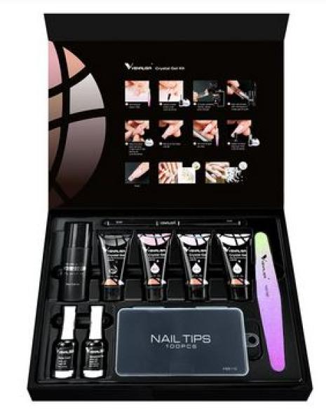 Image du produit Venalisa Kit de gel Poly Crystal (Set, Multicolore)