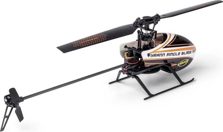 Actual product image Carson Tyrann Single Blade 320 Electric RTF orange