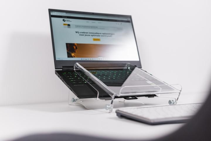 Productafbeelding Bakker Elkhuizen BakkerElkhuizen Ergo-T320 Laptopstandaard detailhandel