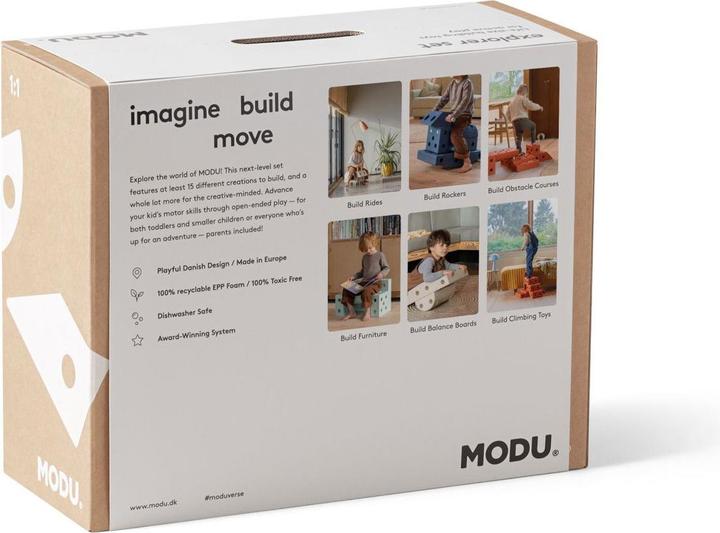 Produktbild Modu Explorer-Set - Bauset Balance-Spielzeug, Rutscher, Wippe