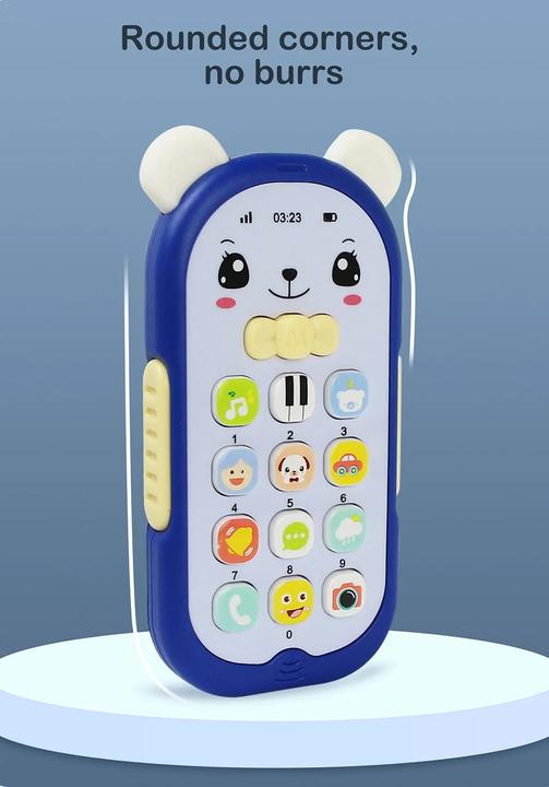 Immagine prodotto Activity Board Baby Musical Mobile Cartoon Teether Phone con suono e luce Telefono Elettronico Giocattolo