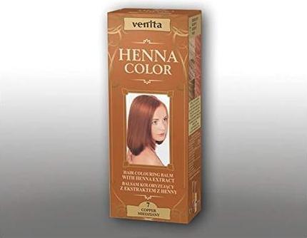 Produktbild Venita - Henna Color Coloring Lotion Made Of Henna 7 Copper 75Ml Ecstraktem (7 Copper)