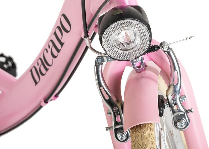 Image du produit Kinderfahrrad 24" Toscana vintage rosa 6 Gänge RH 41 cm (24")