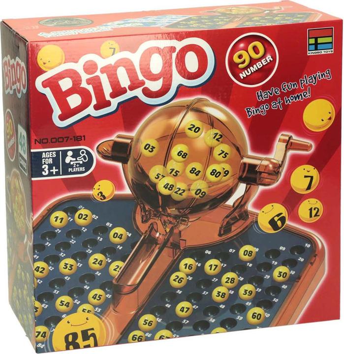 Kingso Toys Rouleau de bingo avec cartes