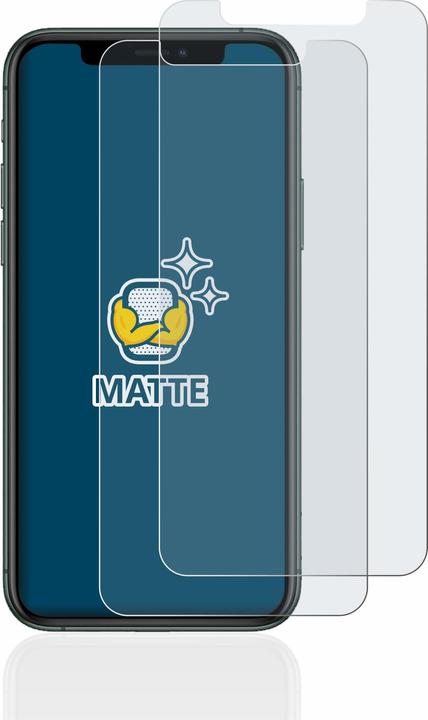 Produktbild BROTECT Entspiegelungs-Schutzfolie Displayschutz Matt (2 Stück, Apple iPhone 11 Pro)