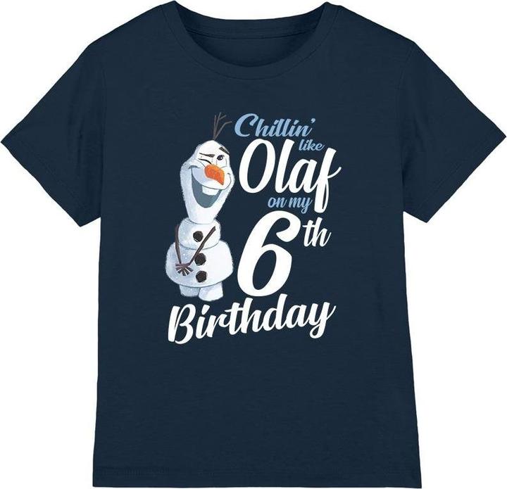 Produktbild Disney Frozen Chillin Like Olaf TShirt 6 Geburtstag (128)