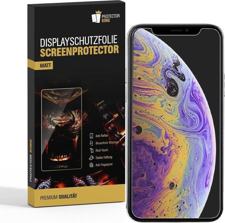 Actual product image Protectorking 3x premium matt anti-reflective screen protector (1 Piece, Apple iPhone XS)