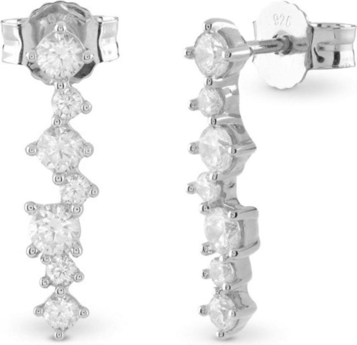 Guess 18MM JARDIN CRYSTALS PENDANT Ohrringe (Silber 925)
