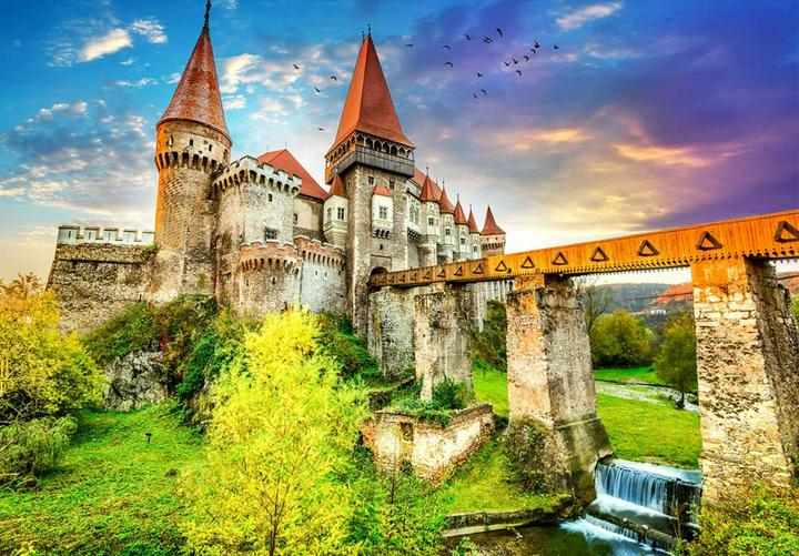 Produktbild D-Toys Puzzle 1000 pieces - Corvin Castle (Gothic largest castles in Europe) (1000 Teile)