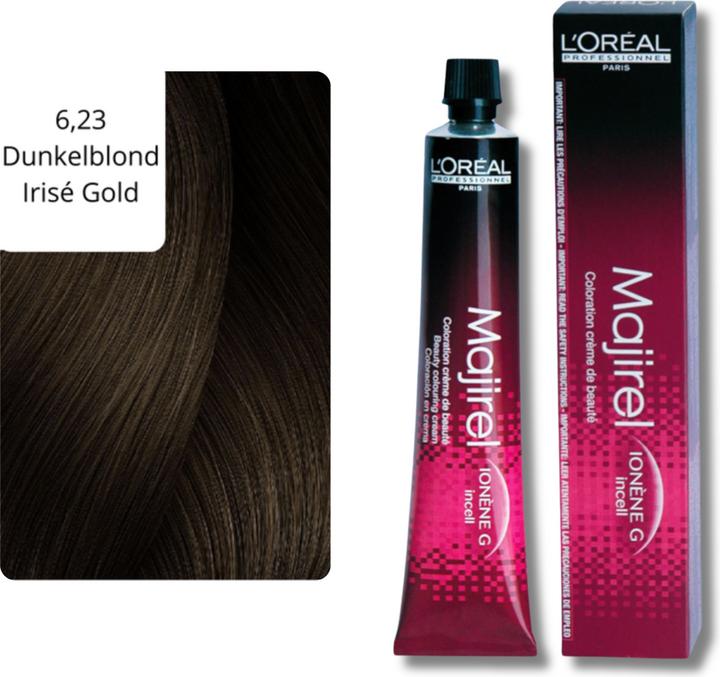 Actual product image L'Oréal Professionnel Majirel (6.23 dark blond irise gold)