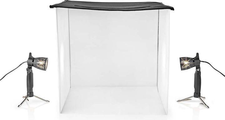Actual product image Nedis Photo Studio Kit 400 lm Foldable Backgrounds incl. Carrying Bag included Black