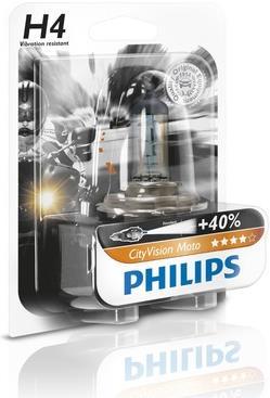 Actual product image Philips H4 City Vision Moto BW (H4)