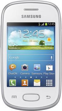 Actual product image Samsung S5280 Galaxy Star (4 GB, Ceramic White, 3", 2 Mpx, 2G)