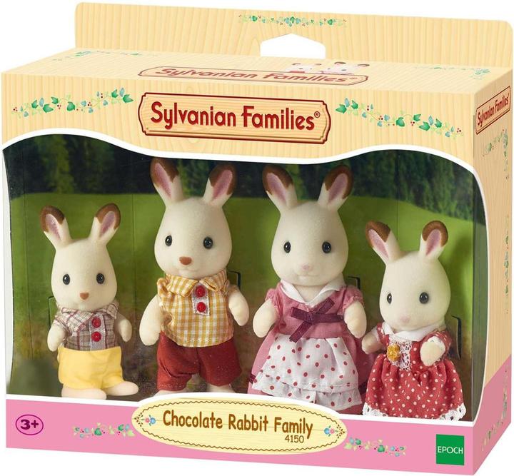 Image du produit Sylvanian Families Famille de lapins en chocolat