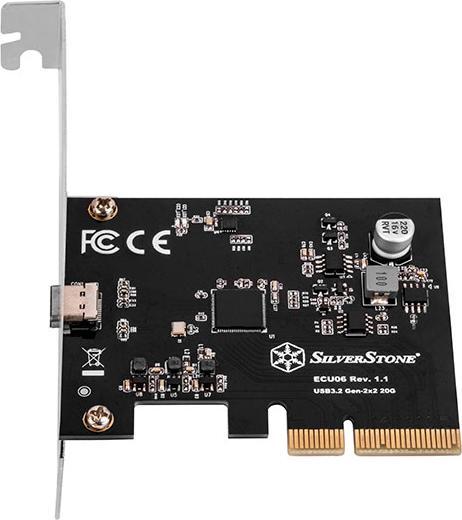 Produktbild Silverstone SST-ECU06, USB-C 3.2 Gen 2x2 Schnittstellenkarte - PCIe