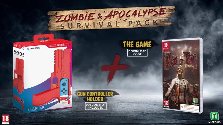 Actual product image NoName Zombie Survival Pack: House of the Dead Remake & Blaster (Code in Box) (Switch, Switch Lite, Switch OLED)