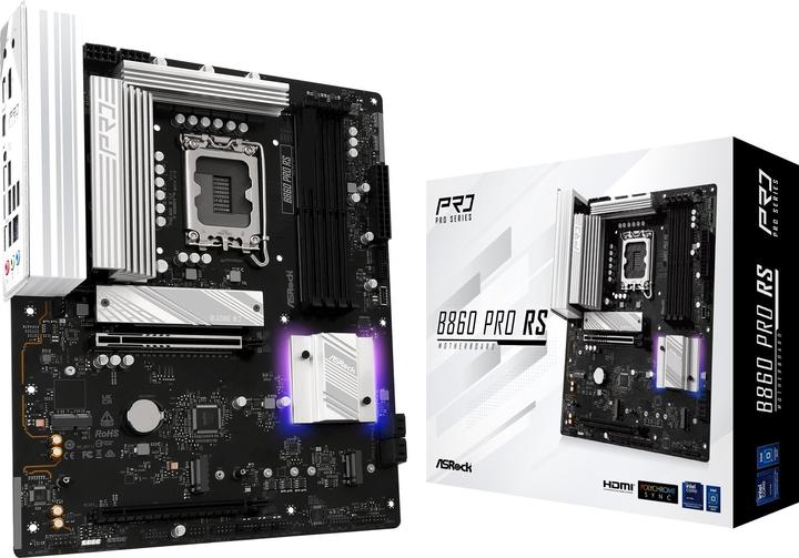 Produktbild AsRock B860 Pro RS DDR5 Intel S retail (LGA 1851, Intel B860, ATX)