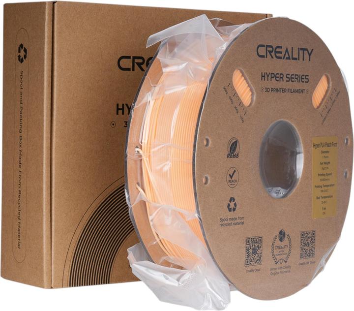 Produktbild Creality Filament PLA Hyper, Peach, 1.75 mm, 1 kg (PLA, 1.75 mm, 1000 g, Rosa)