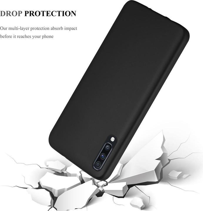 Actual product image Cadorabo TPU Matt Metallic Cover (Samsung Galaxy A70S, Samsung Galaxy A70)