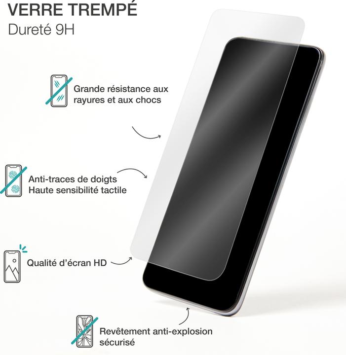 Actual product image Bigben Tempered glass film (1 Piece, Xiaomi Redmi A3)