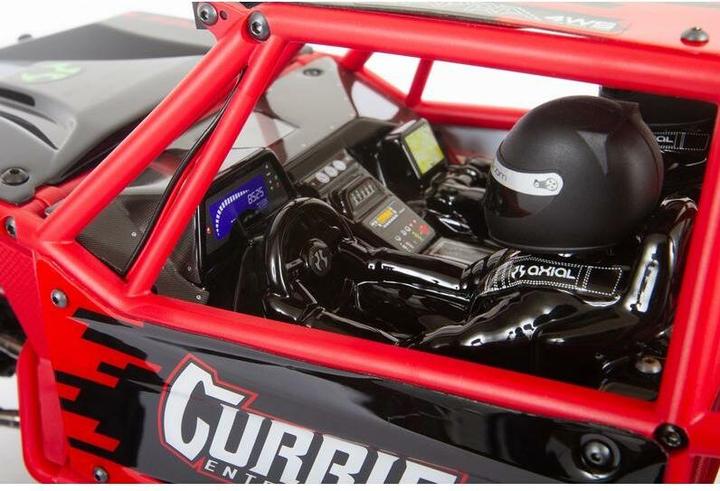 Actual product image Axial Capra 1.9 Unlimited Trail Buggy Electric Brushed Crawler 4WD 1:8 RTR Red (RTR Ready-to-Run)