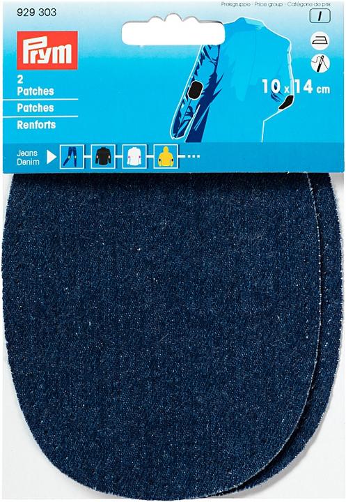 Produktbild Prym Patches Jeans, dunkelblau Karte 2 Stk., aufbügelbar (2 x)
