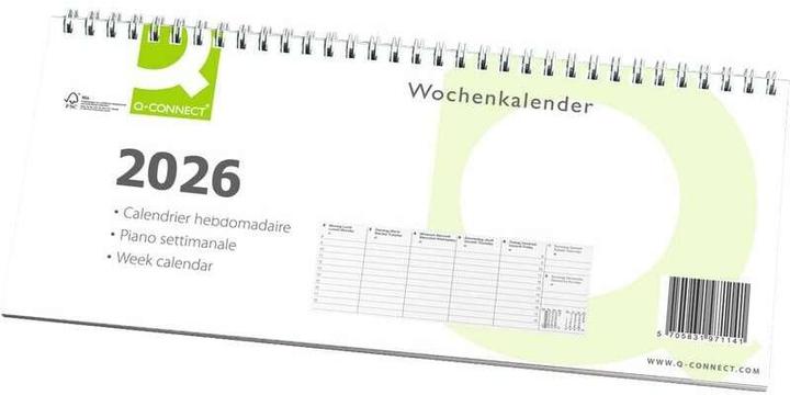 Immagine prodotto Q-Connect Planner settimanale (28,5 x 12 cm)