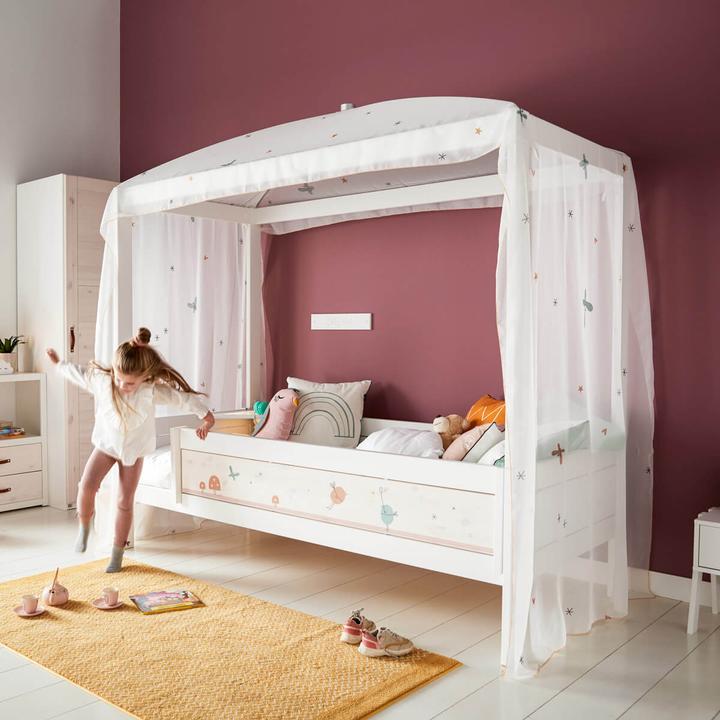 Image du produit Lifetime Kidsrooms Life Time Lit à baldaquin Fairy avec sommier à lattes de luxe (90 x 200 cm)