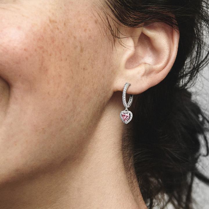 Produktbild Pandora Creolen Funkelndes Herz (Sterlingsilber)