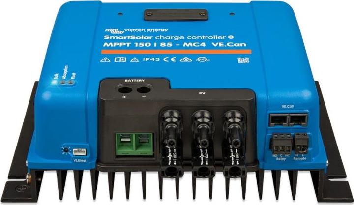 Actual product image Victron Energy SmartSolar 150/85-MC4 MPPT solar charge controller 85A 12/24/36/48V