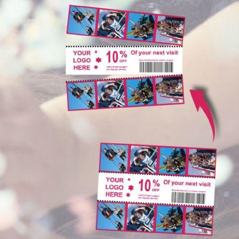Produktbild DNP Papier 2 Rollen je 200 St. 15x20 Perforiert auf 5x20 und 10x20 cm für DS620 (15 x 20 cm)