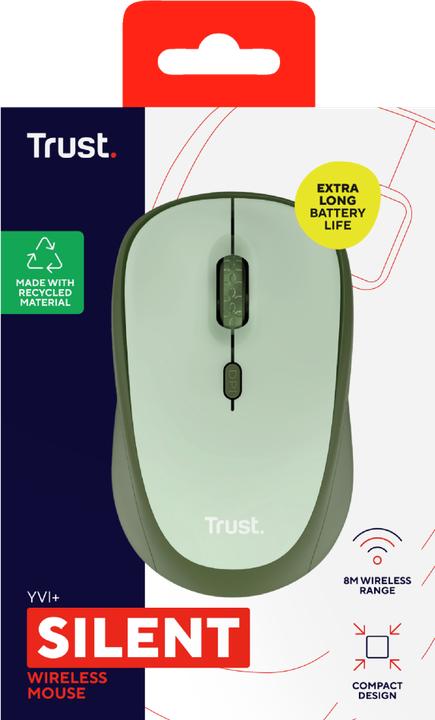 Actual product image Trust YVI+ Wireless Mouse green (Wireless)