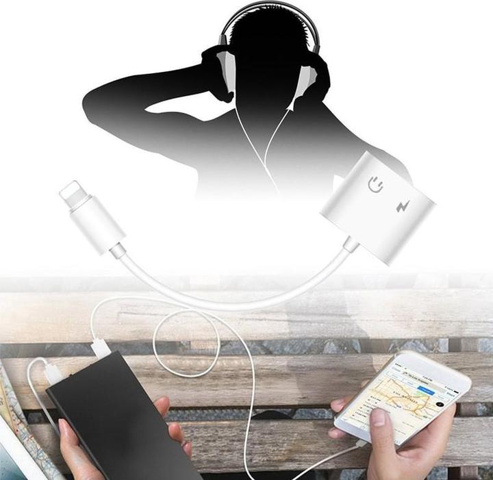 Produktbild JTI Splitter kompatibel mit Apple - 2x Lightning (Lightning, Lightning)