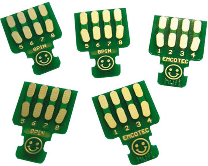 Emcotec soldering boards 8-pole 5pcs.