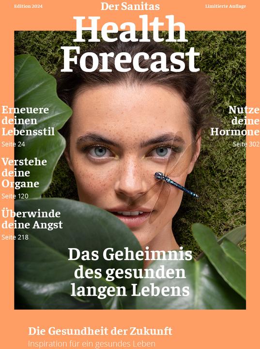 Produktbild Das Geheimnis des gesunden langen Lebens – Die Gesundheit der Zukunft (Deutsch, SanitasHealthForecast, 2024)