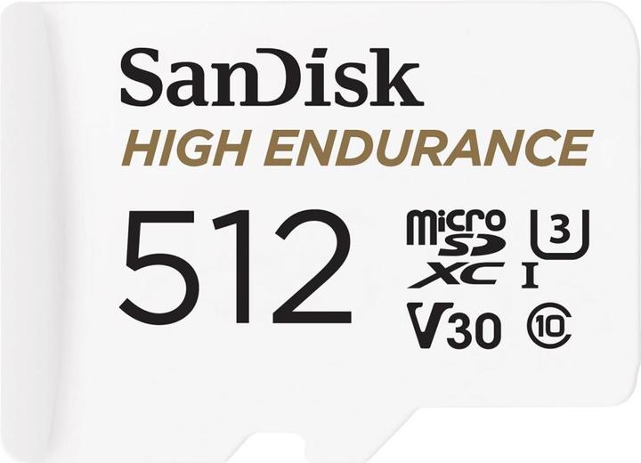 SanDisk High Endurance (512 GB, microSDXC, U3, UHS-I)