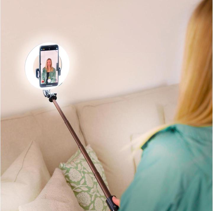Produktbild Rio Ring Light Glamour Glow Pro Schwarz (Ringleuchte)