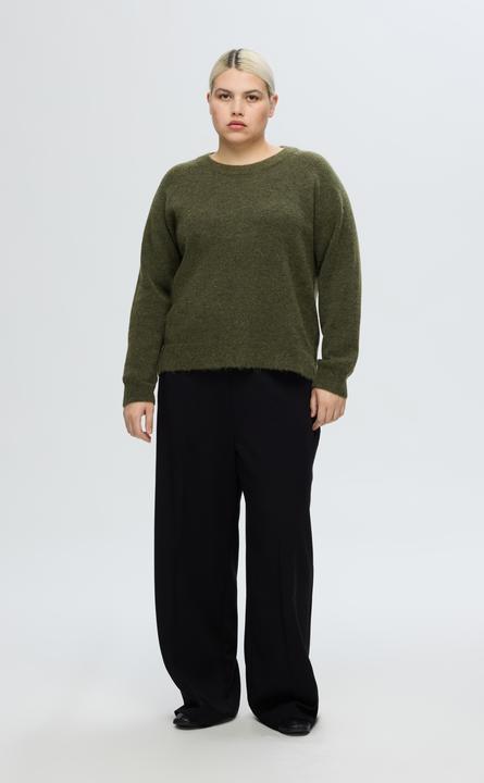 Image du produit Selected Femme Pull en laine à col rond (XXL)