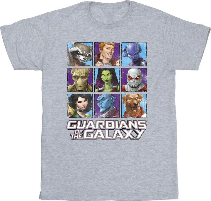 Produktbild Guardians of the Galaxy Character Squares TShirt (L)