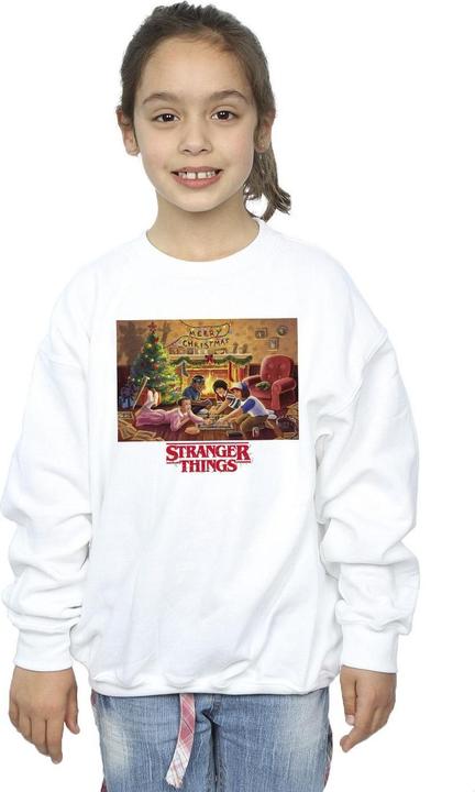 Immagine prodotto Netflix Stranger Things Christmas Gathering Felpa Ragazze (152, 158)