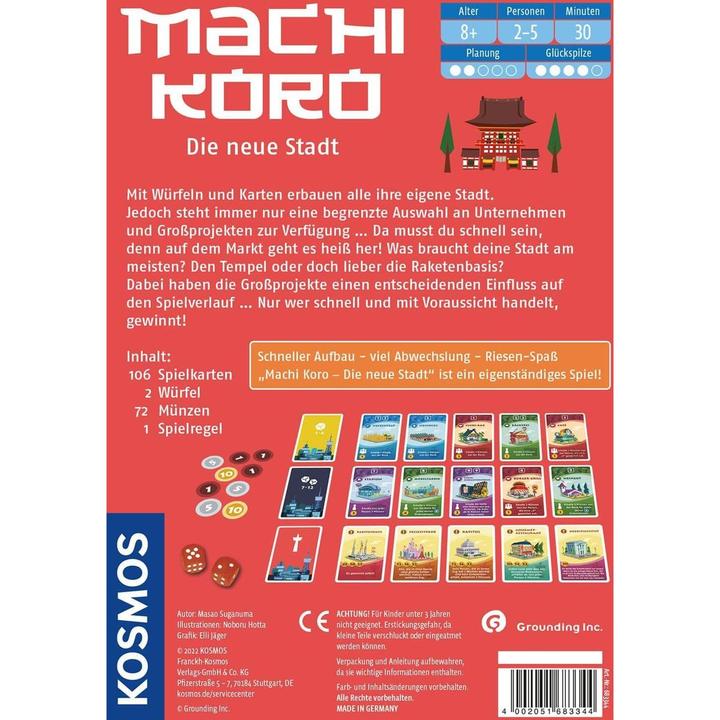 Produktbild Kosmos Machi Koro - Die neue Stadt (Deutsch)