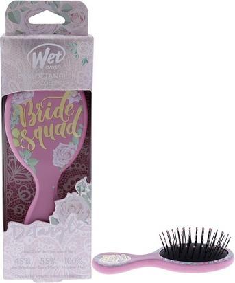 Actual product image Wet Brush Mini Detangler Bridal Brush Bride Squad Pink