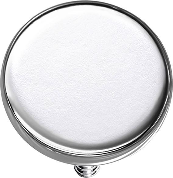 Star Piercing Dermal Anchor Scheibe silber (Titan G23, ohne Messing)