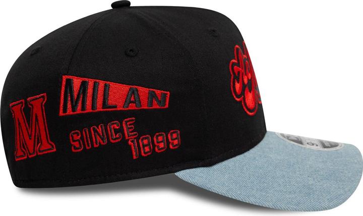 Image du produit New Era 9Fifty Stretch Snapback Cap - DENIM AC Milan (S/M)