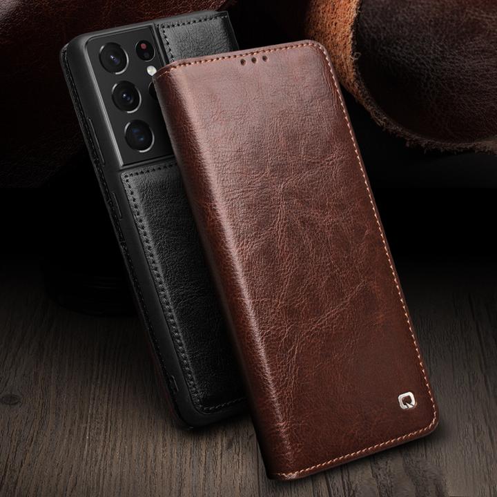 Actual product image QiAlino Cover Flip (Samsung Galaxy S21 Ultra 5G)