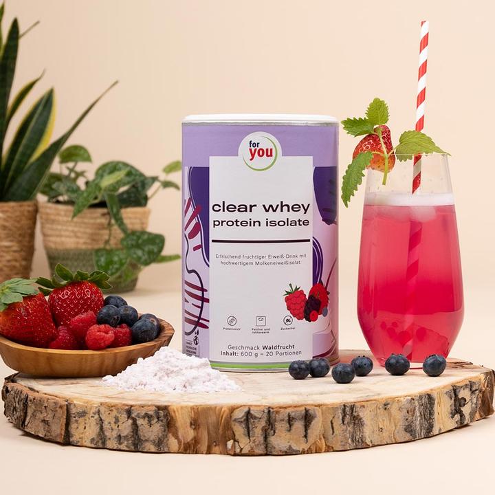 Image du produit For You clear whey protein isolate - Fruits de bois (Fruits des bois, 1 pcs, 600 g)