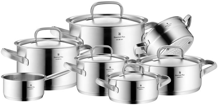 Actual product image WMF Pot set Gourmet Plus 7 pieces (16 cm, Pan set + pot set)