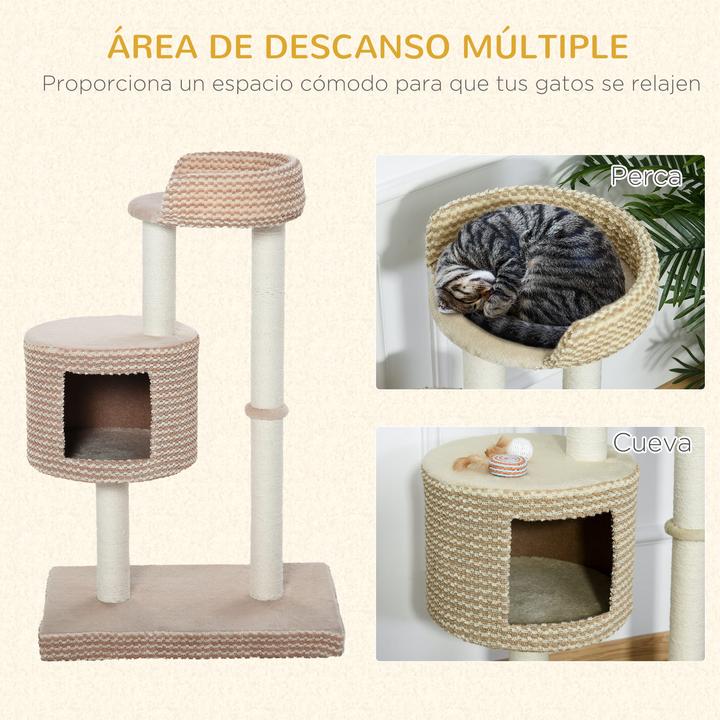 Produktbild Jamb Katzenbaum (96 cm, Beige+Kaffee)