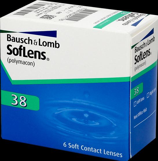 Immagine prodotto SofLens 38 Lenti mensili (6 Pezzo/i, Obiettivo mensile, Sferico)